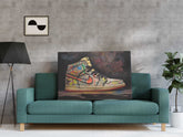 Graffiti Painted Jordans